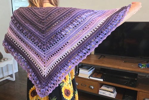 Bonfire shawl